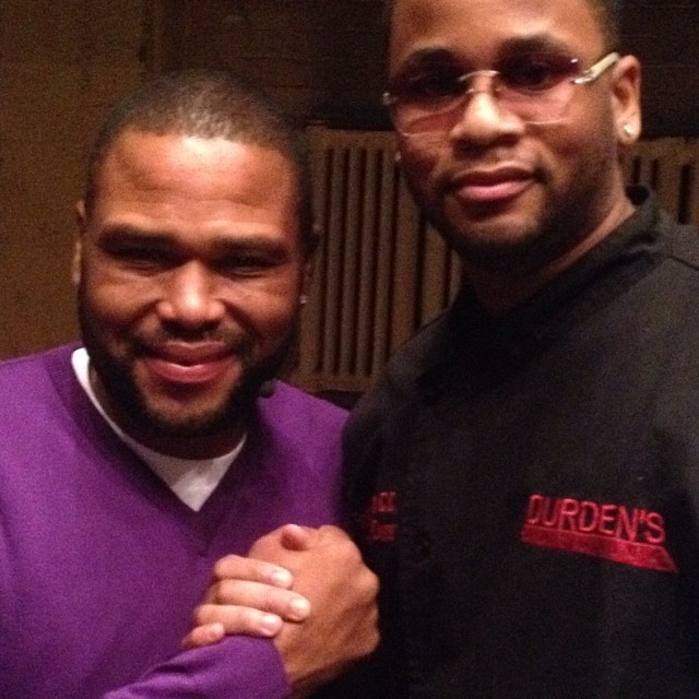 Chef Tony with Anthony Anderson